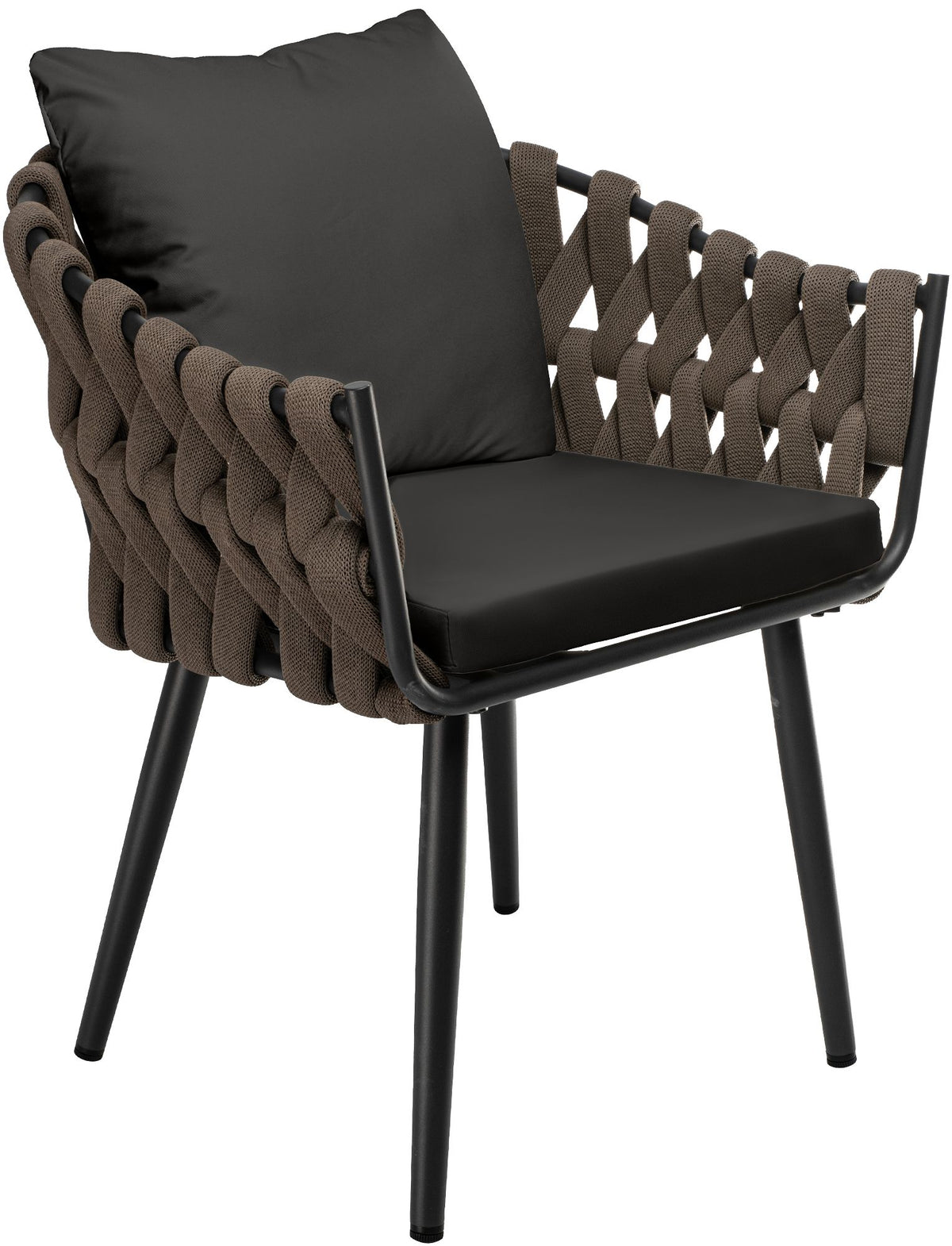 Gartensessel Naxos Taupe mit Sitzkissen Hoofdafbeelding