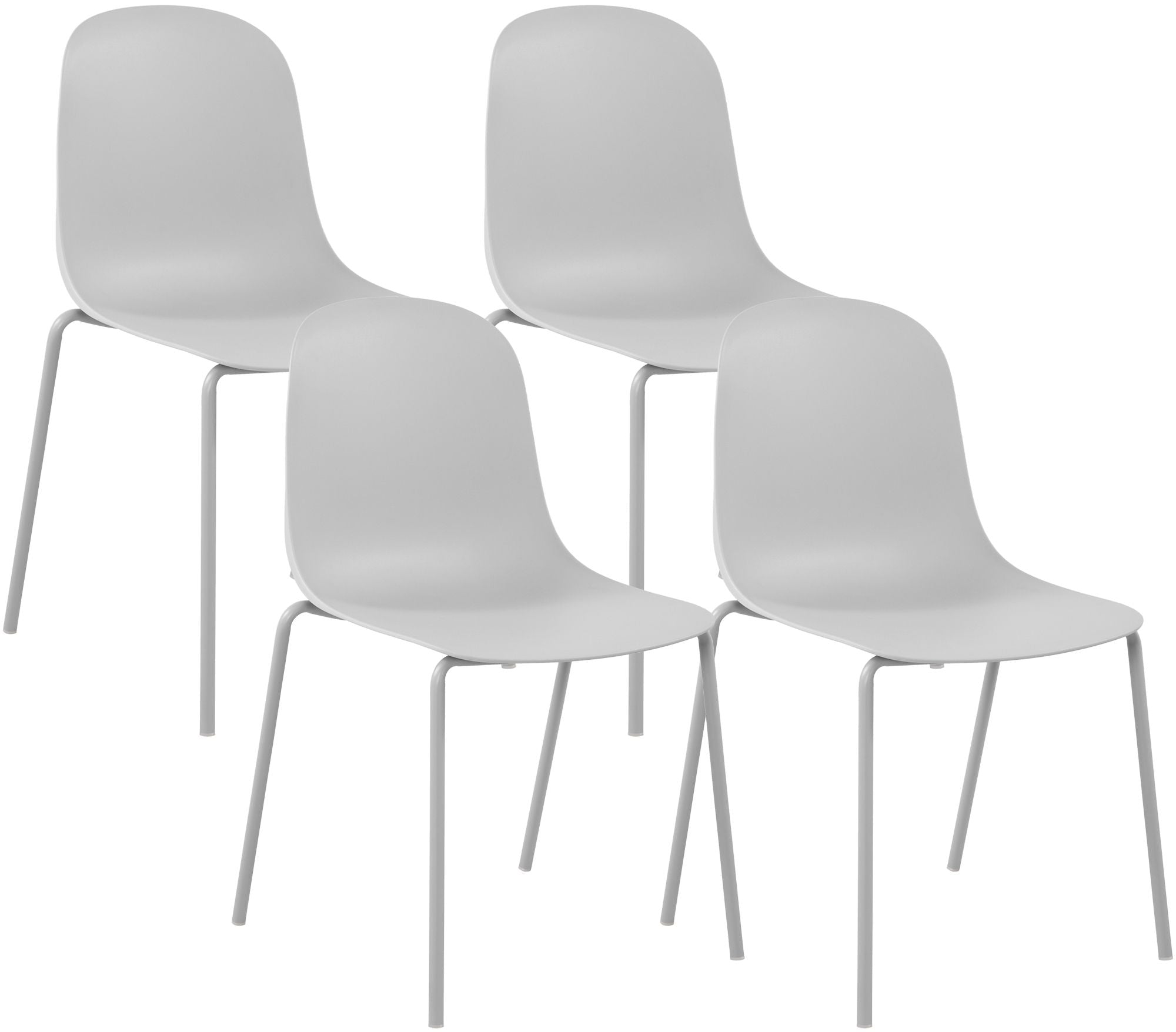 4er Set Stapelstühle Hardin Secundaire afbeelding