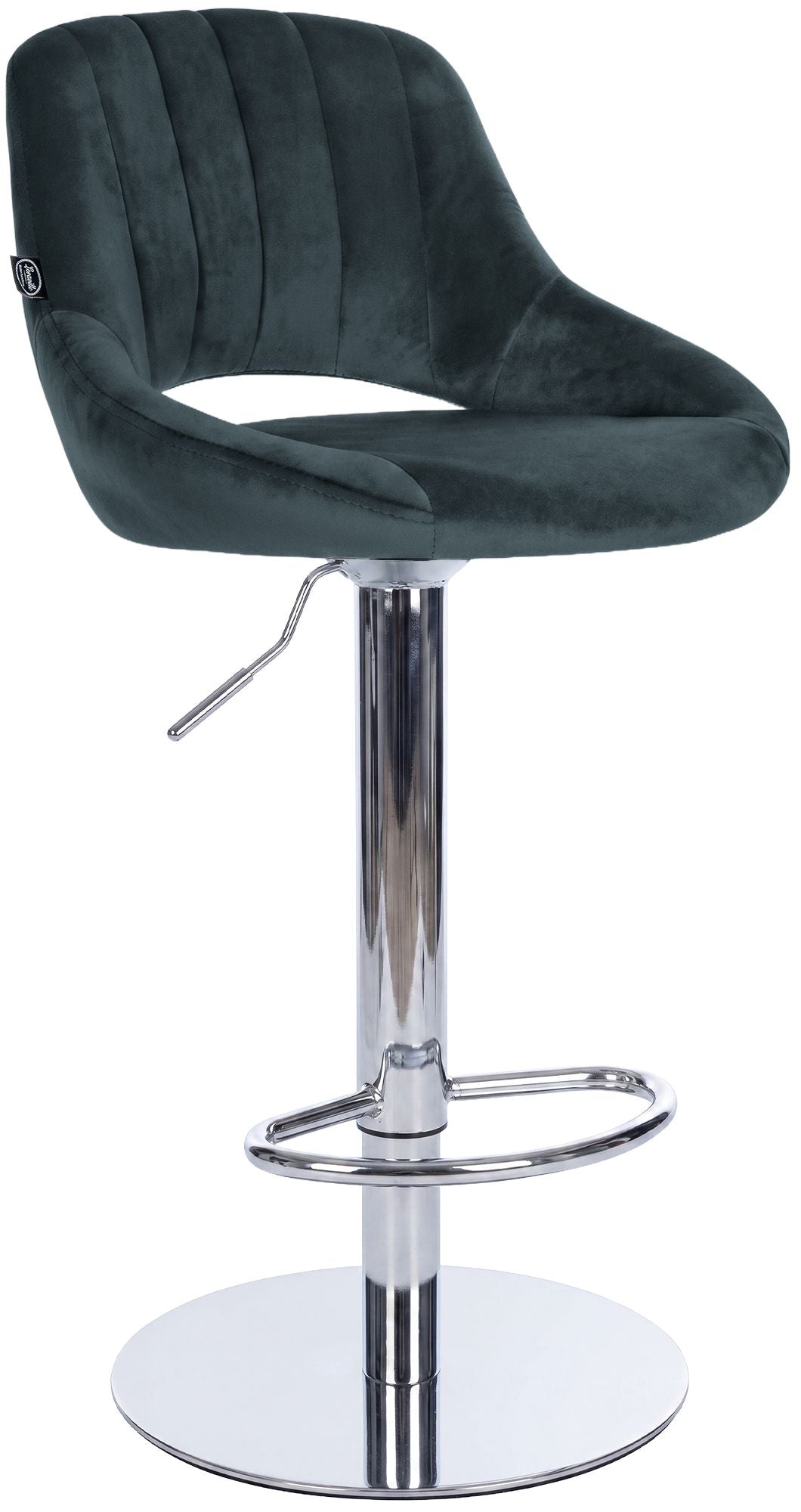 Barhocker Milet Chrom mit extra schwerem Standfuß Zweitbild