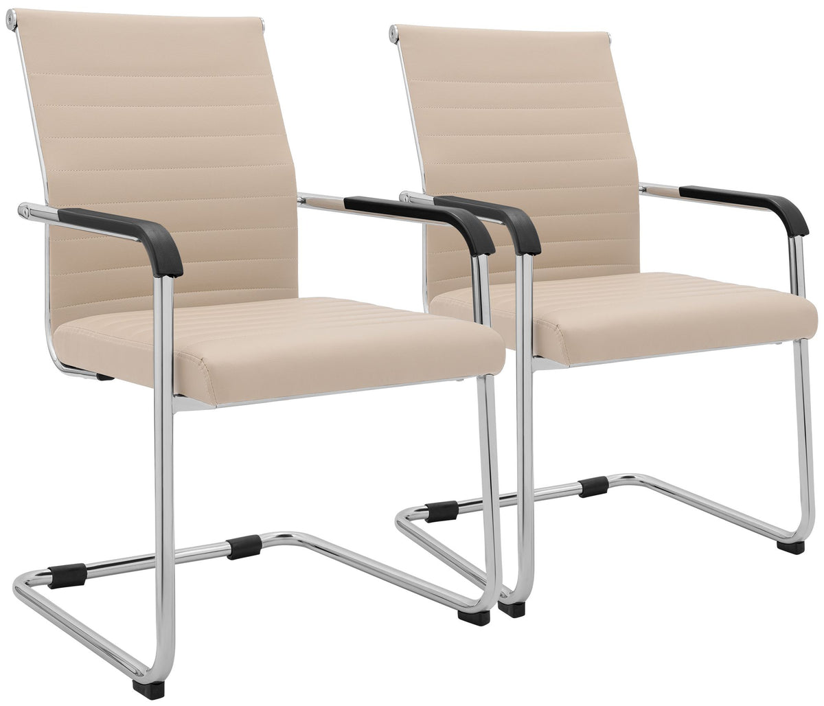 2er Set Freischwinger Hakon Lederoptik Hauptbild