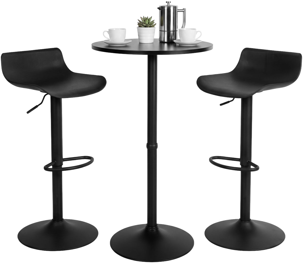 Bartisch-Set Navo mit zwei Barhockern Hauptbild