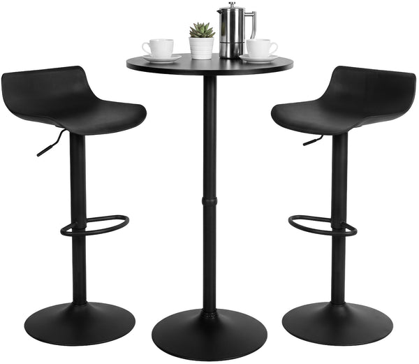 Bartisch-Set Navo mit zwei Barhockern