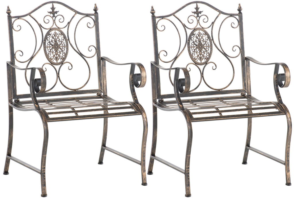2er Set Gartenstühle Punjab