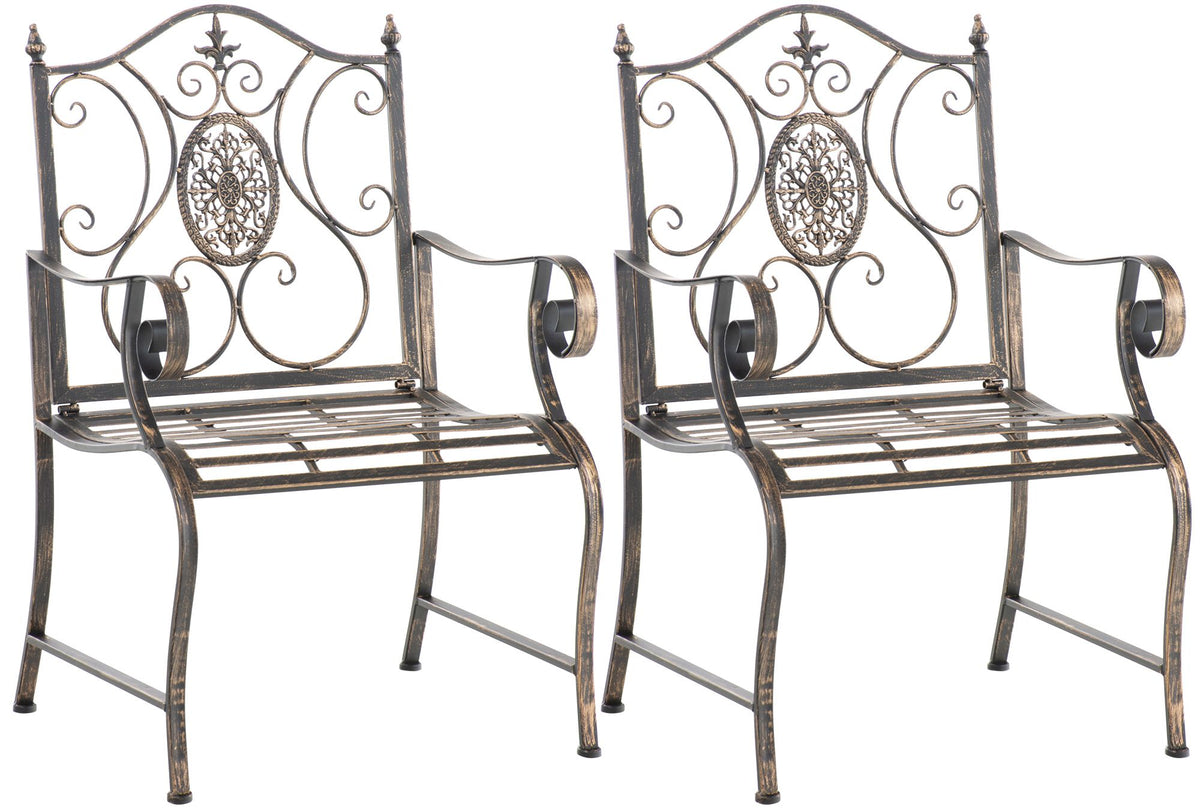 2er Set Gartenstühle Punjab