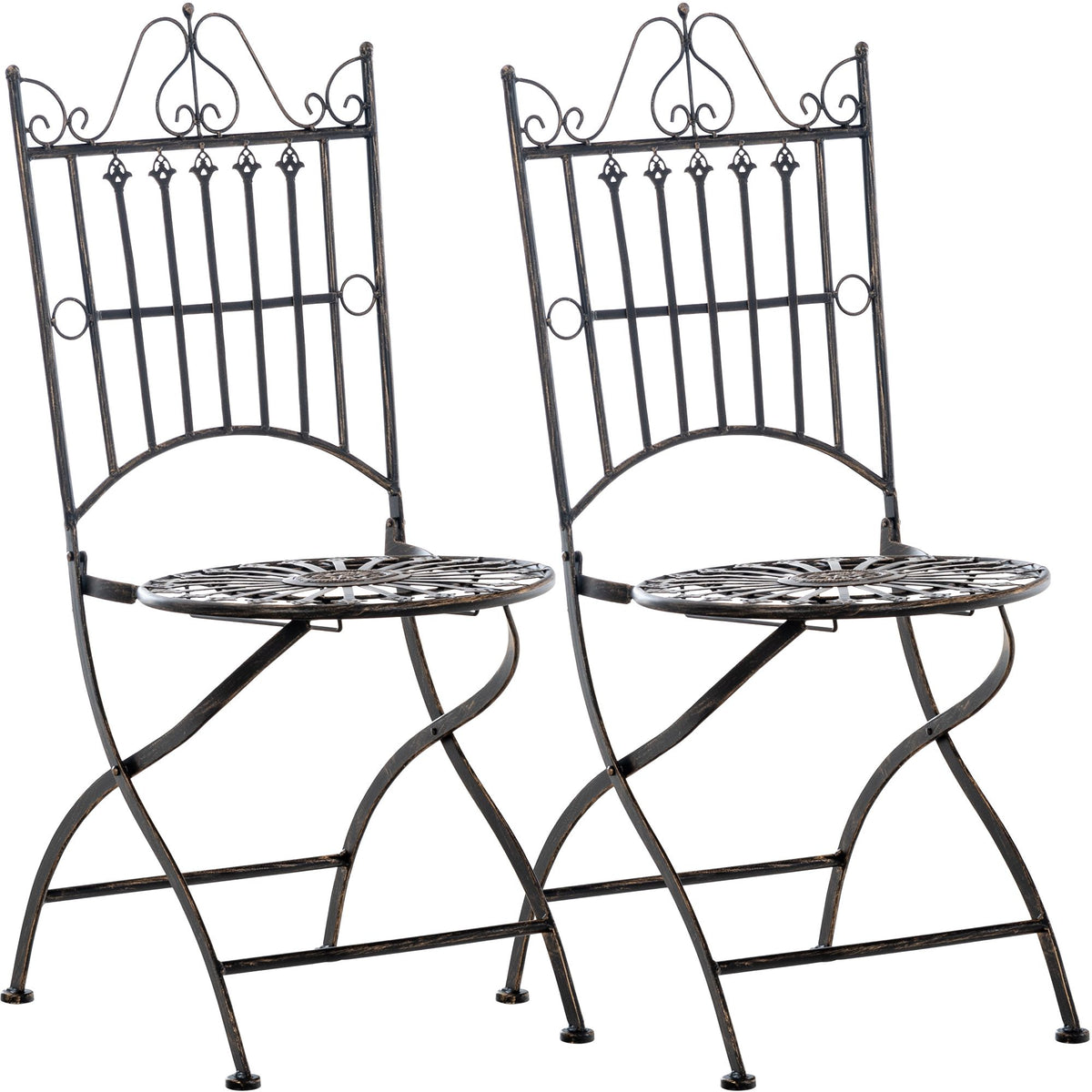 2er Set Gartenstühle Sadao